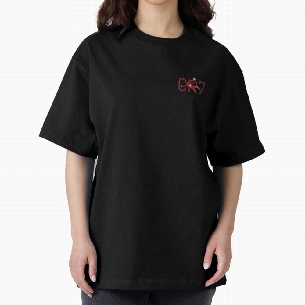Ronaldo Oversized T-Shirt Treasure Match Day Hype around FIFA World Cup 2026 Group Stage, Cristiano Ronaldo, Spain and Netherlands, Sports Nostalgia, International Competition, Famous Players and Unforgettable Victories; Ideal for Football Dads,
