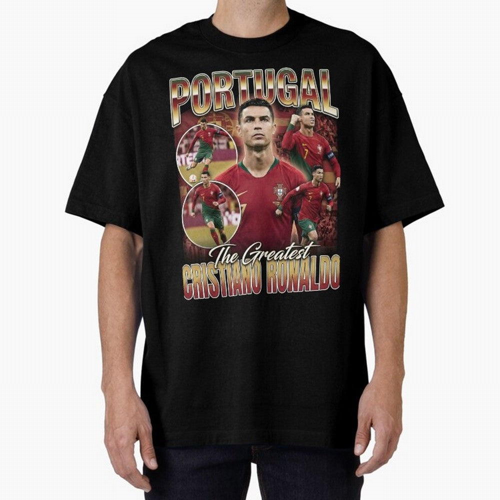 Cristiano Ronaldo Portugal Vintage Oversized T-Shirt Make the Season About FIFA World Cup 2026 Group Stage Spirit, Inspired by Portugal, Spain and Germany, Neymar, Haaland and Cristiano Ronaldo, Tournament Hype, Historic Matchups, Family Viewing