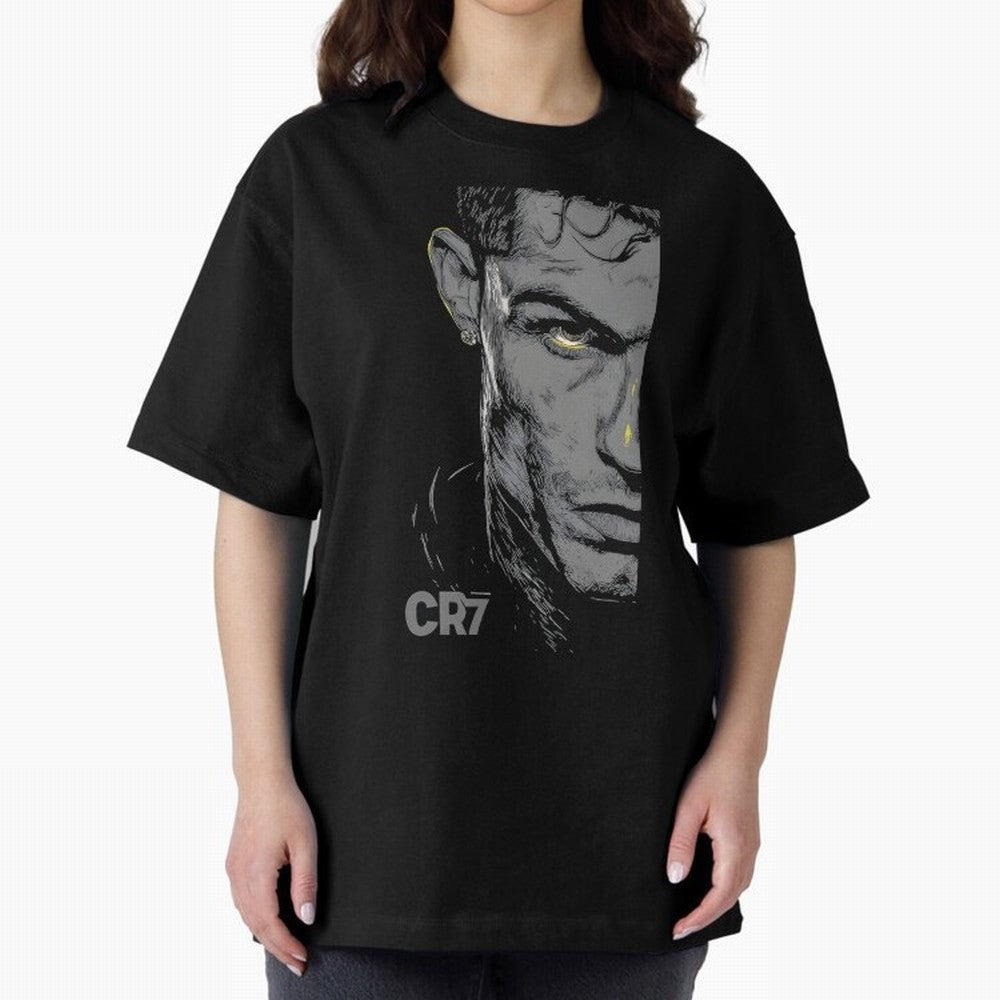 Cristiano Ronaldo Goat 7 Oversized T-Shirt Bring a Champion Mindset to the FIFA World Cup 2026 USA Canada Mexico Journey through Messi, Neymar and Mbappe Highlights, Spain and Netherlands Pride, Fan Favorite Moments, National Team Passion, Big