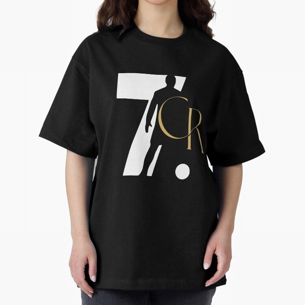 Cristiano Ronaldo Oversized T-Shirt Join the Countdown to FIFA World Cup 2026 Group Stage for Fans of Messi, Neymar and Mbappe and Brazil, Bringing Football History, Final Match Energy, Crowd Noise and Once in a Lifetime Moments; Perfect for People