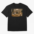 Ronaldo Bust Family Dinner Oversized T-Shirt Fuel Your Fan Pride for FIFA World Cup 2026 for Fans of Mbappe and Neymar and Portugal, Bringing Championship Spirit, Famous Goals, Roaring Crowds and International Football Unity; Ideal for Passionate