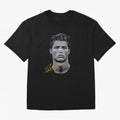 Vintage Cristiano Ronaldo Oversized T-Shirt Celebrate the Road through FIFA World Cup 2026 Group Stage Spirit, Highlighting England, Mbappe and Neymar, Football Festival Excitement, Trophy Ambitions, Country Rivalries and Star Player Buzz; Great