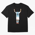 Lionel Messi, #m30 Oversized T-Shirt Celebrate National Team Dreams in the FIFA World Cup 2026 USA Canada Mexico Journey through Mbappe and Neymar Highlights, Germany Pride, Sports Nostalgia, International Competition, Famous Players and