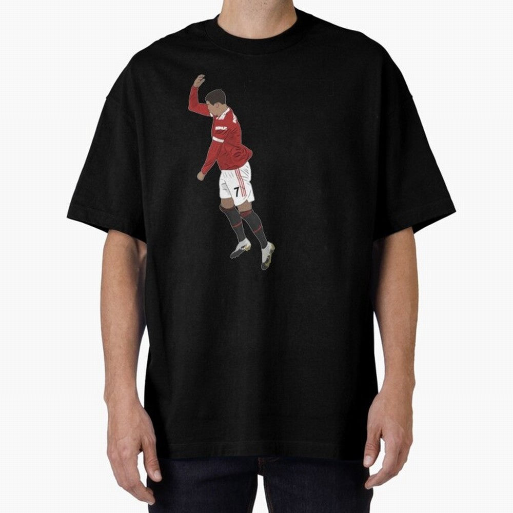 cristiano ronaldo siuuu Oversized T-Shirt Stand Out with Spirit from FIFA World Cup 2026 Group Stage with Neymar, England and Germany Energy, Retro Football Energy, Iconic Rivalries, Trophy Chase Drama and Stadium Atmosphere; Built for Supporters