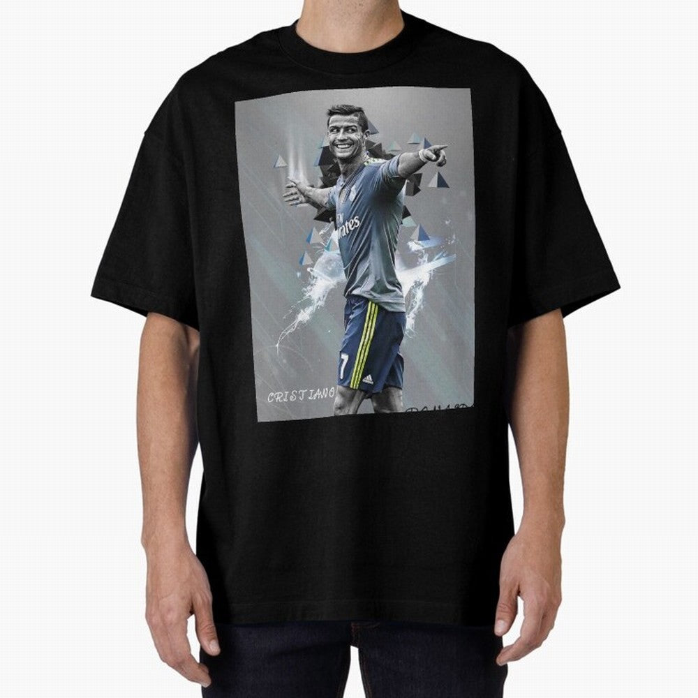cristiano ronaldo Oversized T-Shirt Join Supporters Worldwide for FIFA World Cup 2026 Group Stage for Fans of Neymar, Haaland and Cristiano Ronaldo and Argentina and Brazil, Bringing Tournament Hype, Historic Matchups, Family Viewing Parties and