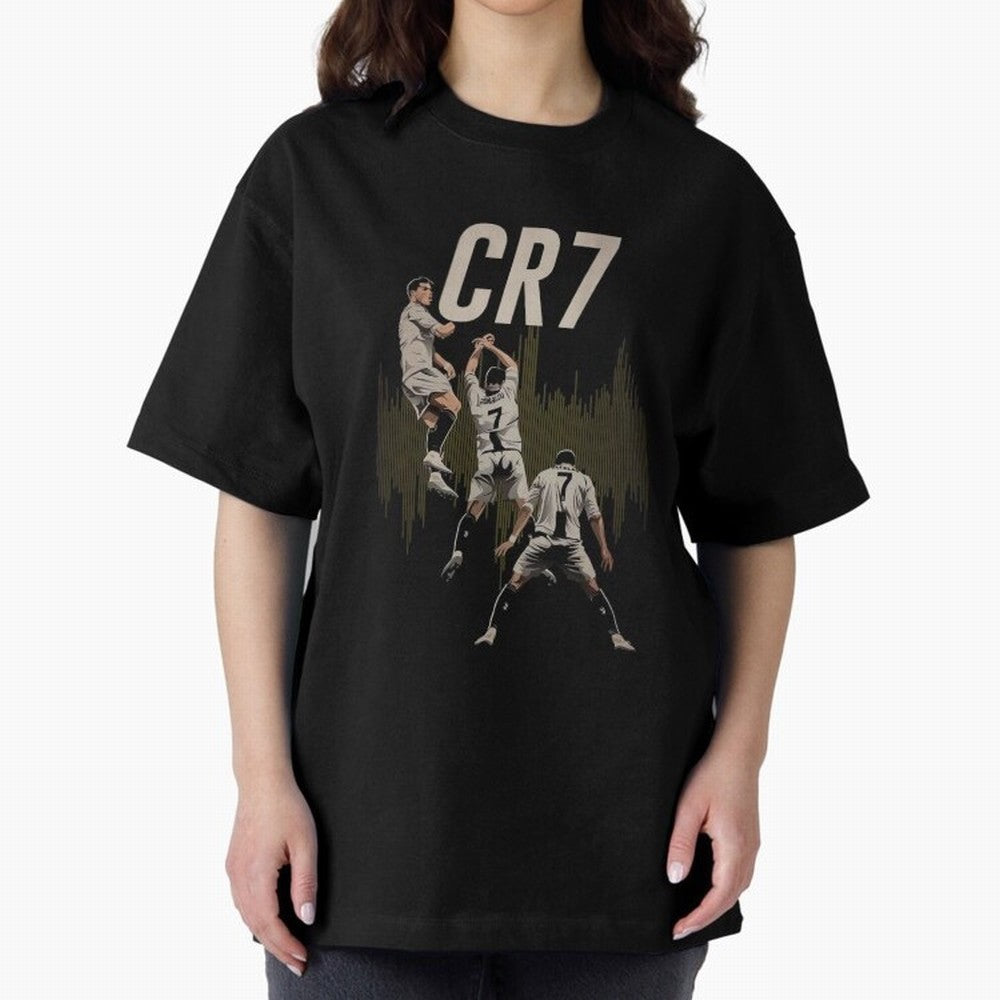Cristiano Ronaldo Oversized T-Shirt Keep Football History Alive during Match Day Hype around FIFA World Cup 2026 Group Stage, Messi, Neymar and Mbappe, Germany, Football Passion, Legendary Performances, Festival Vibes and Supporter Community; Great