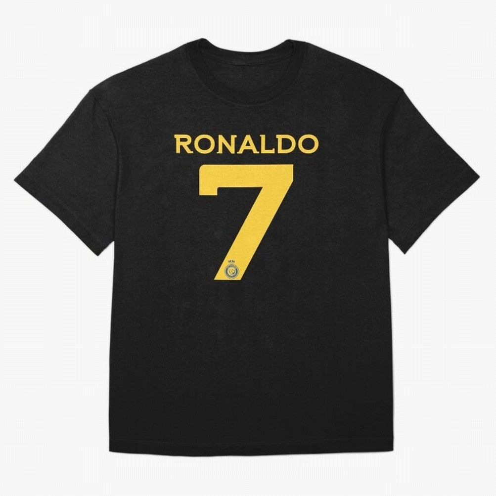 Ronaldo 7 Al-Nassr Football Club - Oversized T-Shirt Celebrate the Biggest Stage of FIFA World Cup 2026 for Fans of Messi, Neymar and Mbappe and Argentina, France and Brazil, Bringing Classic Soccer Heritage, Championship Pressure, Fan Loyalty and