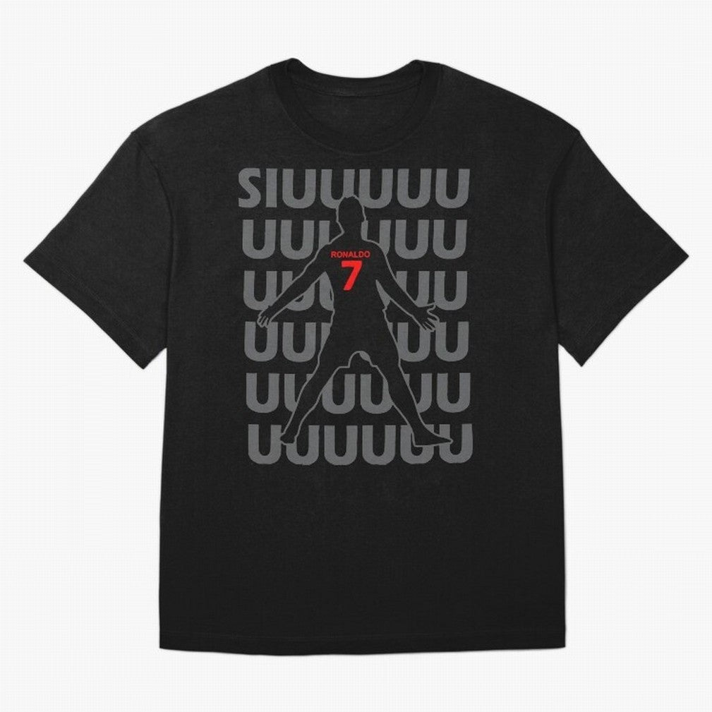 Siuuuuuu Cristiano Ronaldo Kids T-Shirt Oversized T-Shirt Join the Countdown to FIFA World Cup 2026 USA Canada Mexico for Fans of CR7 and Messi and Spain and Netherlands, Bringing Tournament Hype, Historic Matchups, Family Viewing Parties and