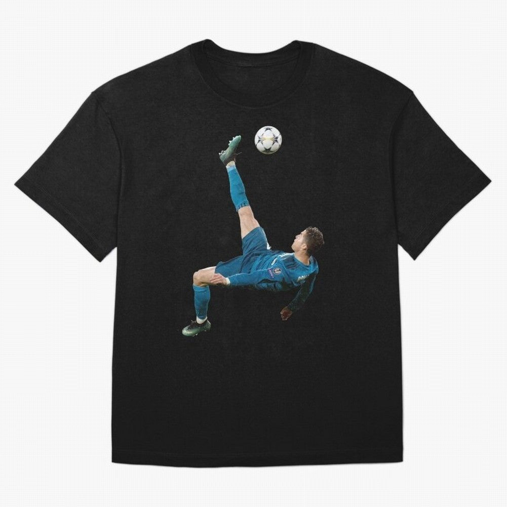 CRISTIANO RONALDO BICYCLE KICK Classic Oversized T-Shirt Make Game Day About FIFA World Cup 2026 Group Stage for Fans of Haaland and Argentina and Brazil, Bringing Soccer Culture, Superstar Moments, National Team Dreams and Competitive Fire; Ideal
