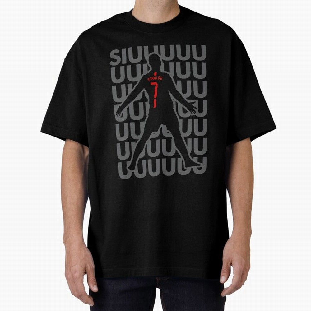 Cristiano Ronaldo 7 Classic Oversized T-Shirt Step into FIFA World Cup 2026 Group Stage Spirit, Capturing France and Portugal, Mbappe and Neymar, Stadium Chants, National Pride, Trophy Dreams and Unforgettable Football Memories; Great for