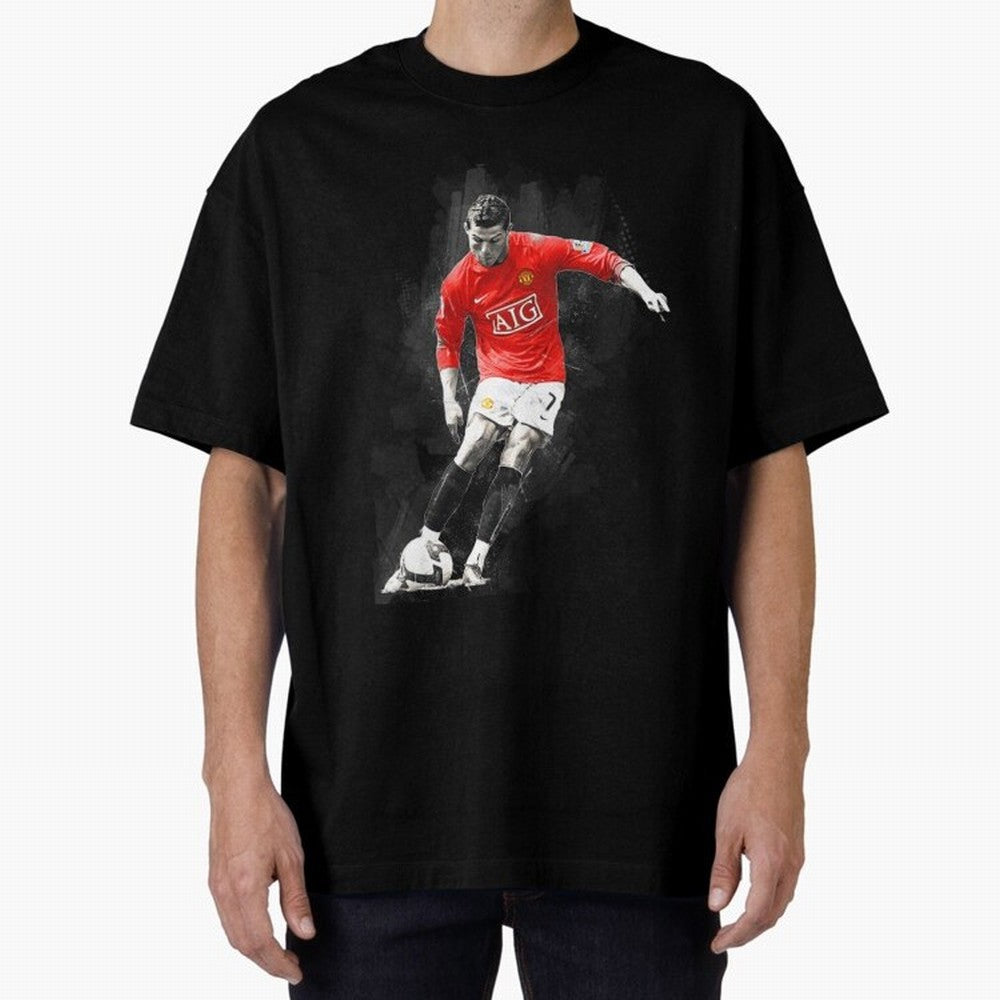 Cristiano Ronaldo Cristiano Ronaldo Oversized T-Shirt Honor the Beautiful Game during FIFA World Cup 2026 Group Stage Spirit, Inspired by Netherlands, CR7 and Messi, Football Festival Excitement, Trophy Ambitions, Country Rivalries and Star Player