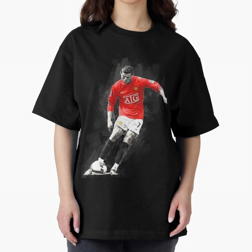 Cristiano Ronaldo Cristiano Ronaldo Oversized T-Shirt Honor the Beautiful Game during FIFA World Cup 2026 Group Stage Spirit, Inspired by Netherlands, CR7 and Messi, Football Festival Excitement, Trophy Ambitions, Country Rivalries and Star Player