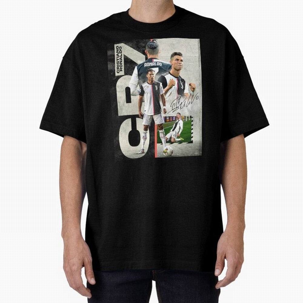 Cristiano Ronaldo Goals in Juventus special design ,Ronaldo Gift Idea, Ronaldo Footballer , Football Oversized T-Shirt Bring the FIFA World Cup 2026 USA Canada Mexico Journey through Neymar, Haaland and Cristiano Ronaldo Highlights, France and