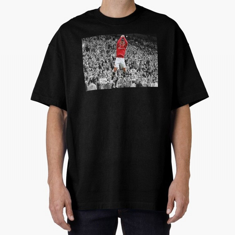 CR7 celebration Oversized T-Shirt Bring International Match Energy to FIFA World Cup 2026 USA Canada Mexico for Fans of Cristiano Ronaldo, Haaland and CR7 and Spain, Bringing Football History, Final Match Energy, Crowd Noise and Once in a Lifetime