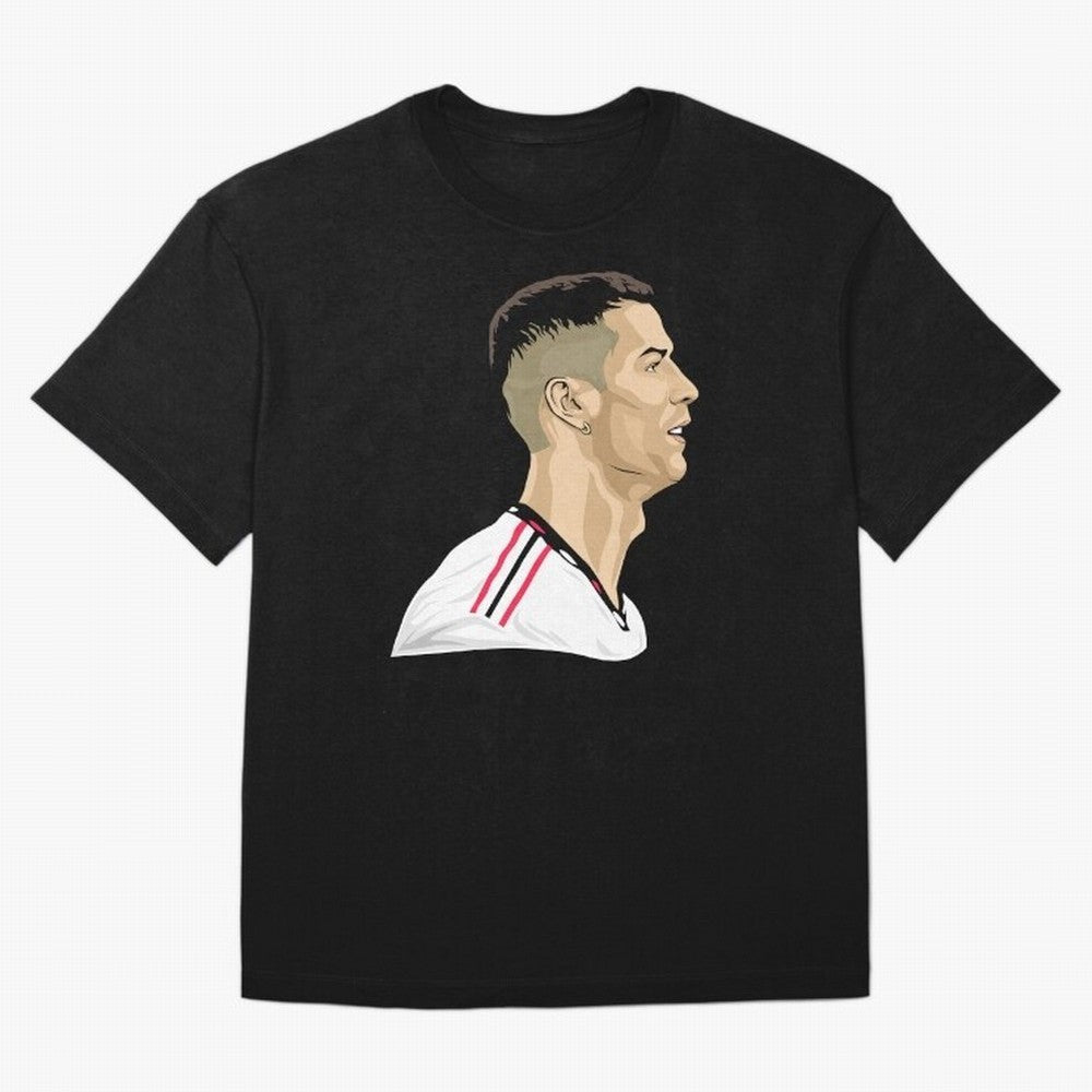 C Ronaldo - Iconic Oversized T-Shirt Support Iconic Players in FIFA World Cup 2026 Made for CR7 and Messi, Argentina, France and Brazil Energy, Football History, Final Match Energy, Crowd Noise and Once in a Lifetime Moments; Great for Watch