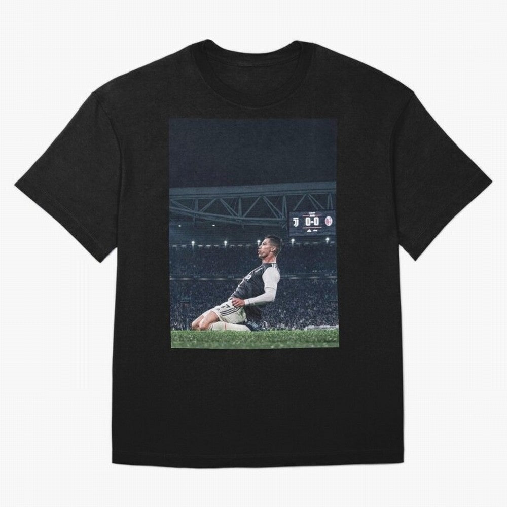 Wallpaper Cristiano Celebration Oversized T-Shirt Step into FIFA World Cup 2026 for Fans of Cristiano Ronaldo and France and Portugal, Bringing Retro Football Energy, Iconic Rivalries, Trophy Chase Drama and Stadium Atmosphere; Great for Supporters