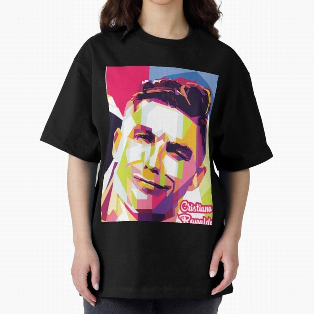 Cristiano Ronaldo Cristiano Ronaldo Oversized T-Shirt Upgrade FIFA World Cup 2026 Spirit, Made for Netherlands, CR7, Soccer Culture, Superstar Moments, National Team Dreams and Competitive Fire; Great for Supporters Who Love Legendary Players,