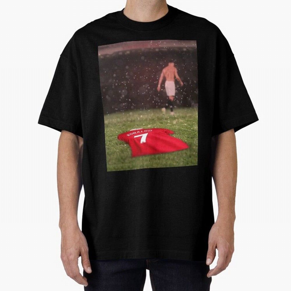 Cristiano Ronaldo Oversized T-Shirt Bring Trophy Dreams to FIFA World Cup 2026 for Fans of Cristiano Ronaldo, Haaland and CR7 and Portugal, Bringing Football Passion, Legendary Performances, Festival Vibes and Supporter Community; Perfect for