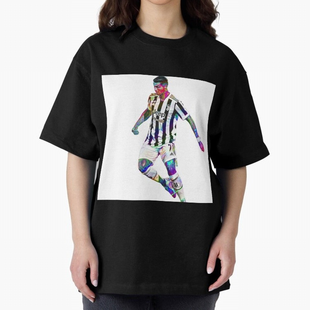 Cristiano Ronaldo art design. Cristiano Ronaldo sketch art Oversized T-Shirt Live for the Drama of FIFA World Cup 2026 USA Canada Mexico Spirit, Celebrating Argentina, Haaland, Game Day Rituals, Football Legends, Country Pride and the Road to the