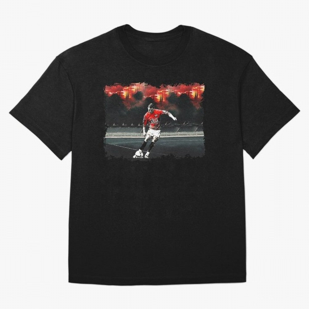 Cristiano Ronaldo 2008 Shoot 8K Oversized T-Shirt Turn Up for FIFA World Cup 2026 Group Stage Highlighting Messi and Cristiano Ronaldo, Brazil Energy, Sports Nostalgia, International Competition, Famous Players and Unforgettable Victories; Perfect