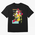 RONALDO CR7 Design Oversized T-Shirt Live for the Drama of Global Football Passion for FIFA World Cup 2026 USA Canada Mexico, Celebrating Mbappe and Neymar, Brazil, Goal Celebration Energy, Supporter Heritage, Football Icons and Worldwide