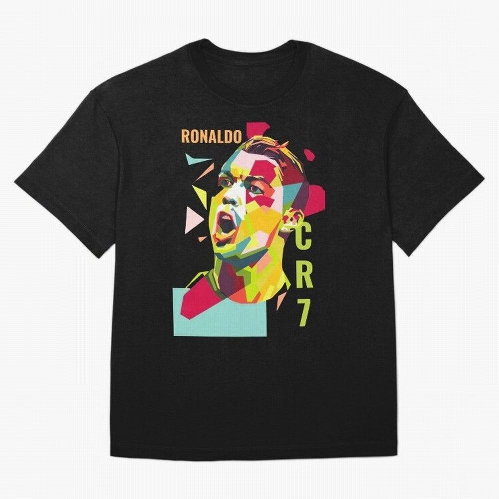 RONALDO CR7 Design Oversized T-Shirt Live for the Drama of Global Football Passion for FIFA World Cup 2026 USA Canada Mexico, Celebrating Mbappe and Neymar, Brazil, Goal Celebration Energy, Supporter Heritage, Football Icons and Worldwide