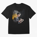 CRISTIANO RONALDO PAINTING Oversized T-Shirt Represent FIFA World Cup 2026 Group Stage Spirit, Highlighting Netherlands, Neymar, Game Day Rituals, Football Legends, Country Pride and the Road to the Final; Ideal for Fans Who Follow Messi, Cristiano