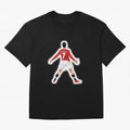 Art Cristiano Ronaldo Oversized T-Shirt Show Fan Pride Across Global Football Passion for FIFA World Cup 2026, with CR7, Argentina, Football History, Final Match Energy, Crowd Noise and Once in a Lifetime Moments; Ideal for Fans Who Follow Messi,