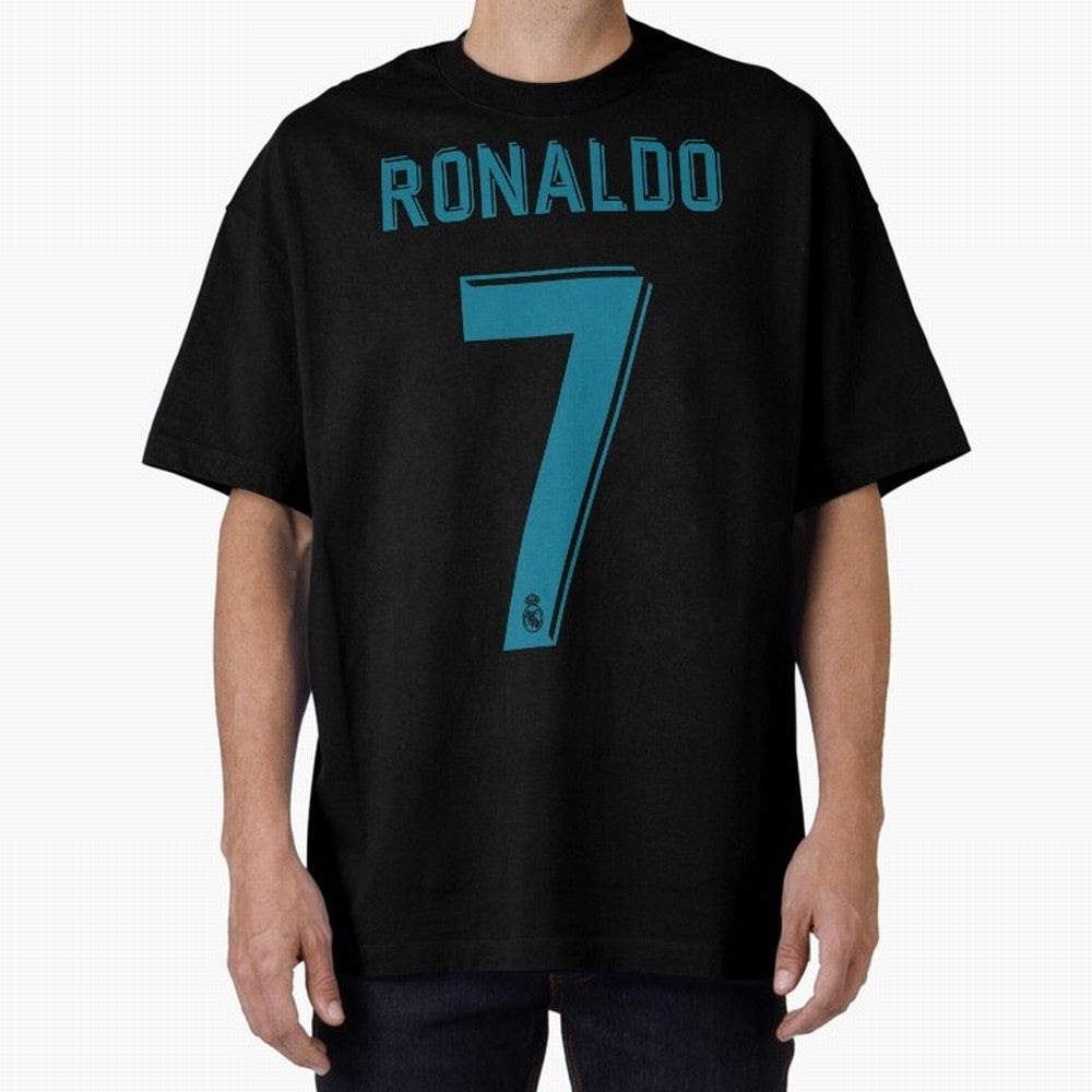 Cristiano Ronaldo 2018 Oversized T-Shirt Honor Football Greatness during FIFA World Cup 2026 Spirit, Inspired by England, France and Netherlands, CR7, Champion Mindset, Group Stage Buzz, Knockout Tension and Passionate Fan Culture; Great for