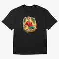 CR7 SIUUU Celebration Cartoon ¨C Legendary Football Goal Celebration Oversized T-Shirt Celebrate Rivalries and Pride in FIFA World Cup 2026 USA Canada Mexico for Fans of Cristiano Ronaldo, Haaland and CR7 and Portugal, Spain and Germany, Bringing