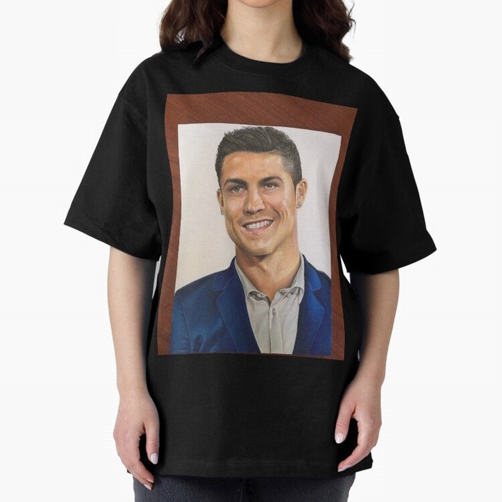 cristiano ronaldo Oversized T-Shirt Represent the Passion of FIFA World Cup 2026 USA Canada Mexico Spirit, with Argentina, France and Brazil, Messi, Neymar and Mbappe, Supporter Pride, Iconic Celebrations, Legendary Names and Global Match Day