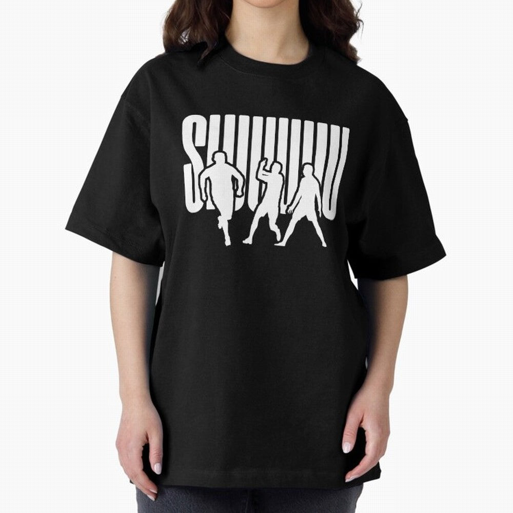 Siuuu Cristiano ronaldo suiii Oversized T-Shirt Support the Legends of FIFA World Cup 2026 Group Stage for Fans of Messi and Germany, Bringing Vintage Soccer Flavor, Modern Football Stars, National Flags and Final Night Emotion; Perfect for