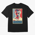 Cristiano Ronaldo Oversized T-Shirt Celebrate Global Passion for FIFA World Cup 2026 for Fans of CR7 and Messi and Portugal, Spain and Germany, Bringing Sports Nostalgia, International Competition, Famous Players and Unforgettable Victories; Built