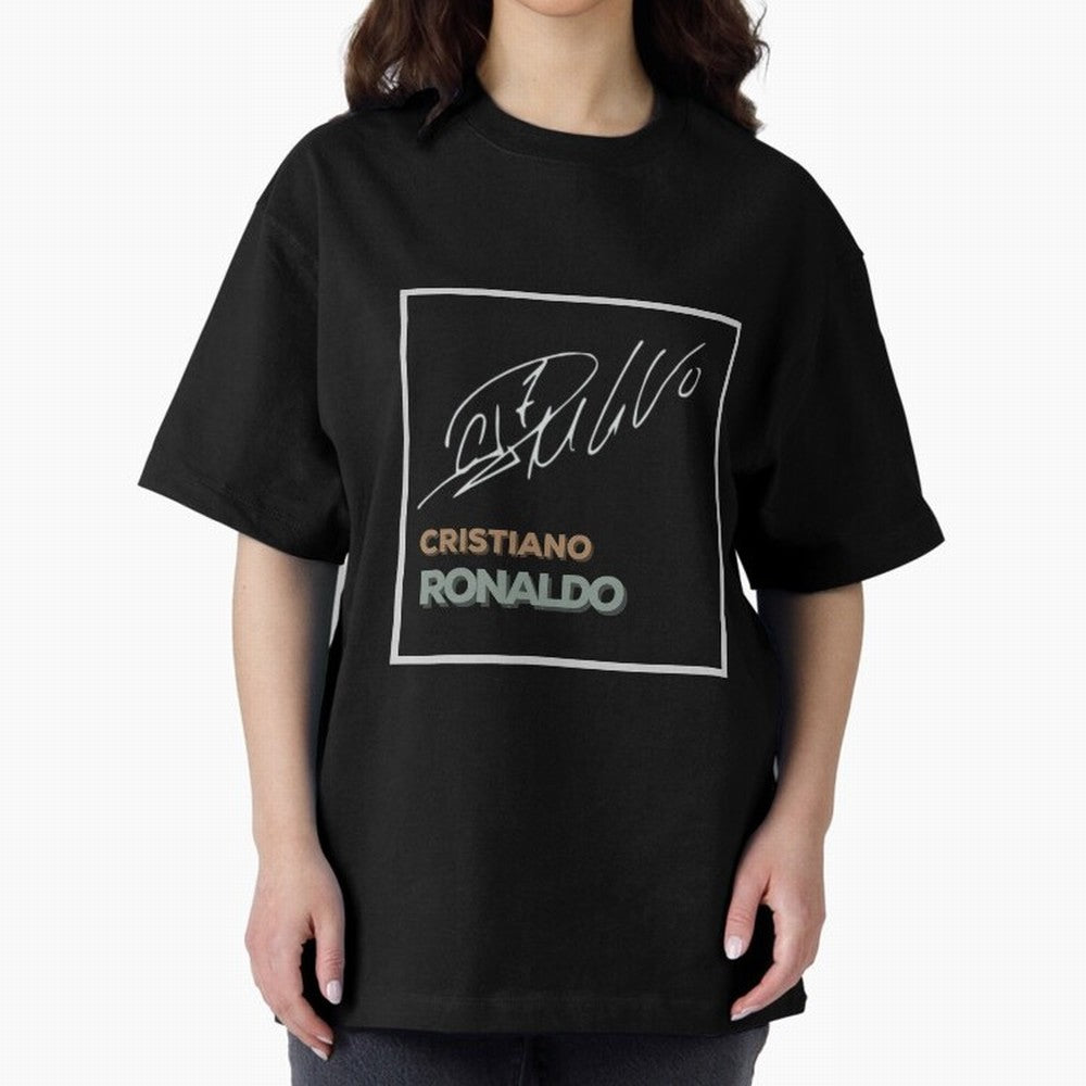 SIUUU - Cristiano Ronaldo CR7 Best Seller Oversized T-Shirt Bring Bold Fan Energy to Global Football Passion for FIFA World Cup 2026 USA Canada Mexico, with CR7 and Messi, England and Germany, Vintage Soccer Flavor, Modern Football Stars, National