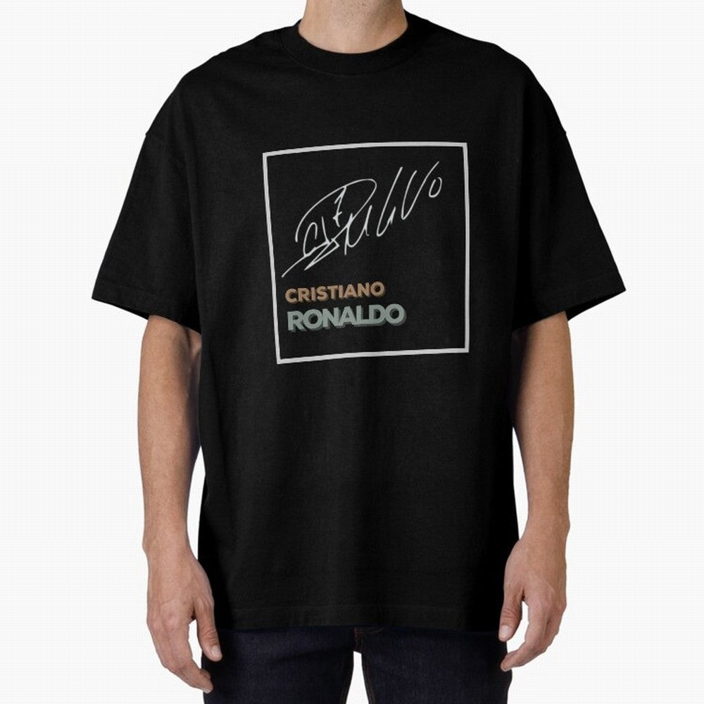 SIUUU - Cristiano Ronaldo CR7 Best Seller Oversized T-Shirt Bring Bold Fan Energy to Global Football Passion for FIFA World Cup 2026 USA Canada Mexico, with CR7 and Messi, England and Germany, Vintage Soccer Flavor, Modern Football Stars, National