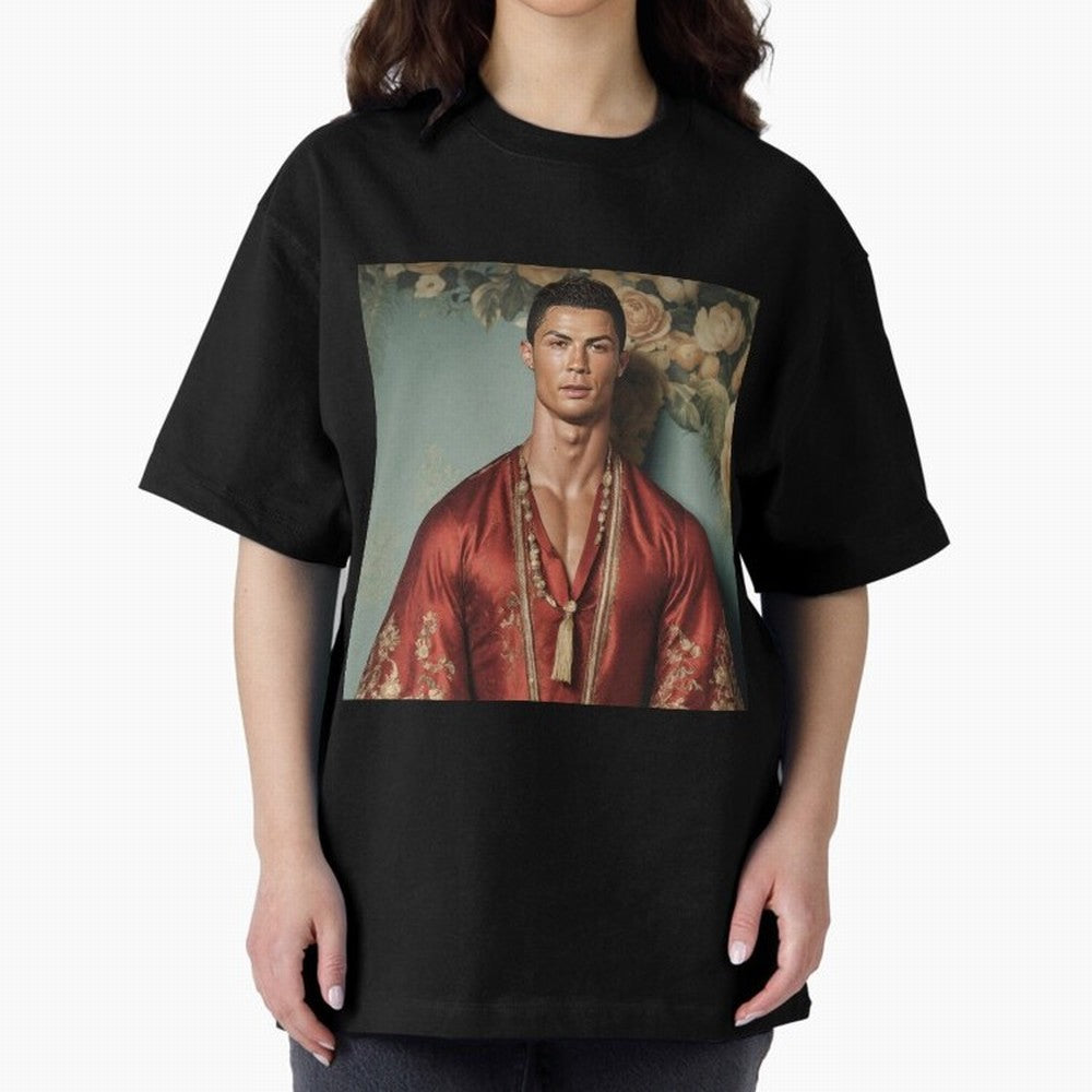 Cristiano Ronaldo Oversized T-Shirt Relive FIFA World Cup 2026 for Fans of Messi and England and Germany, Bringing Supporter Pride, Iconic Celebrations, Legendary Names and Global Match Day Energy; Made for Die Hard Supporters, Soccer Lovers, Game