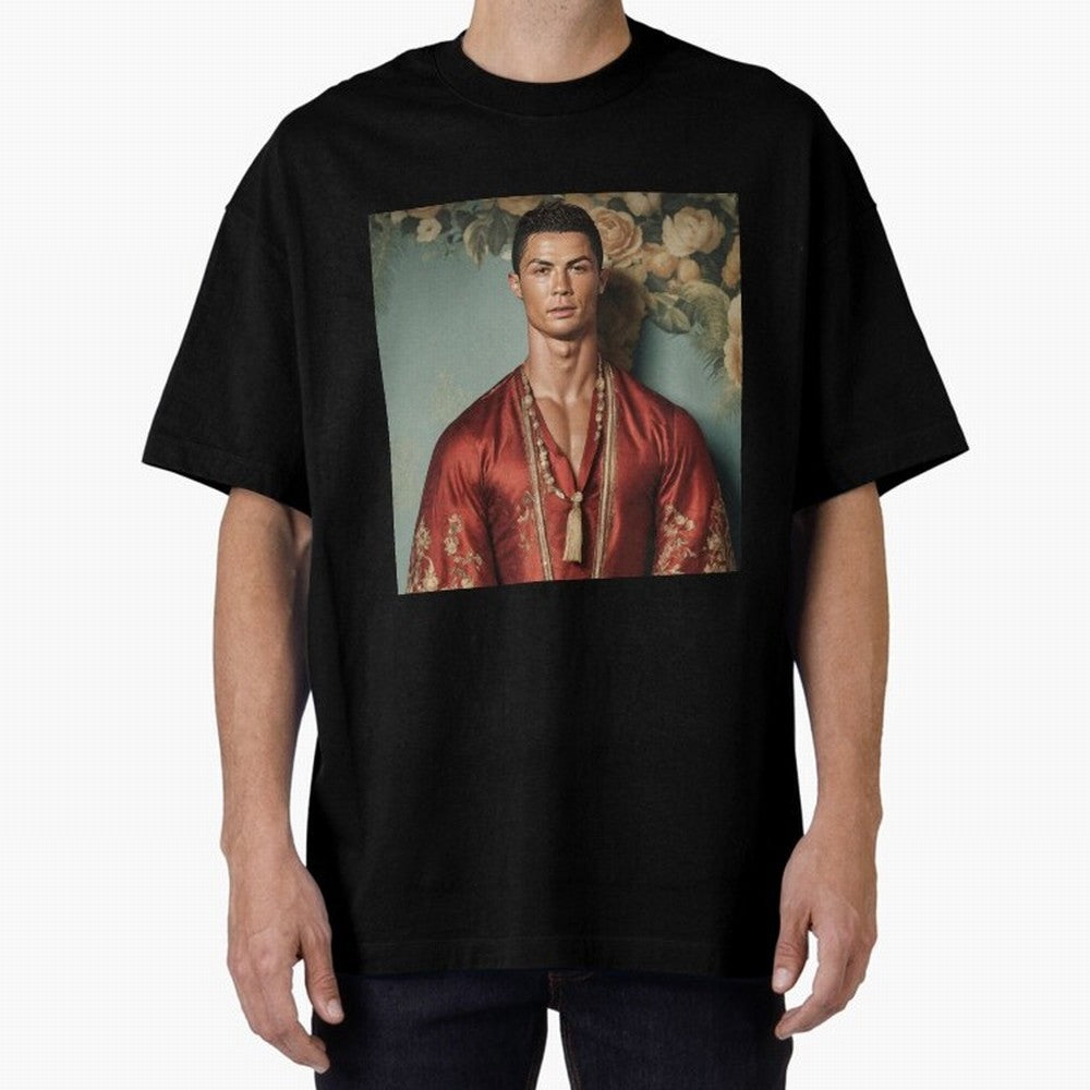 Cristiano Ronaldo Oversized T-Shirt Relive FIFA World Cup 2026 for Fans of Messi and England and Germany, Bringing Supporter Pride, Iconic Celebrations, Legendary Names and Global Match Day Energy; Made for Die Hard Supporters, Soccer Lovers, Game