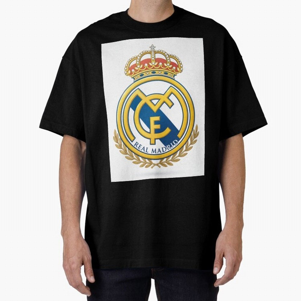 Real Futbol Bernab¨¦u Oversized T-Shirt Make Every Match About FIFA World Cup 2026 for Fans of Messi and Cristiano Ronaldo and France and Portugal, Bringing Stadium Memories, Football Loyalty, International Chants and Championship Tradition; Great