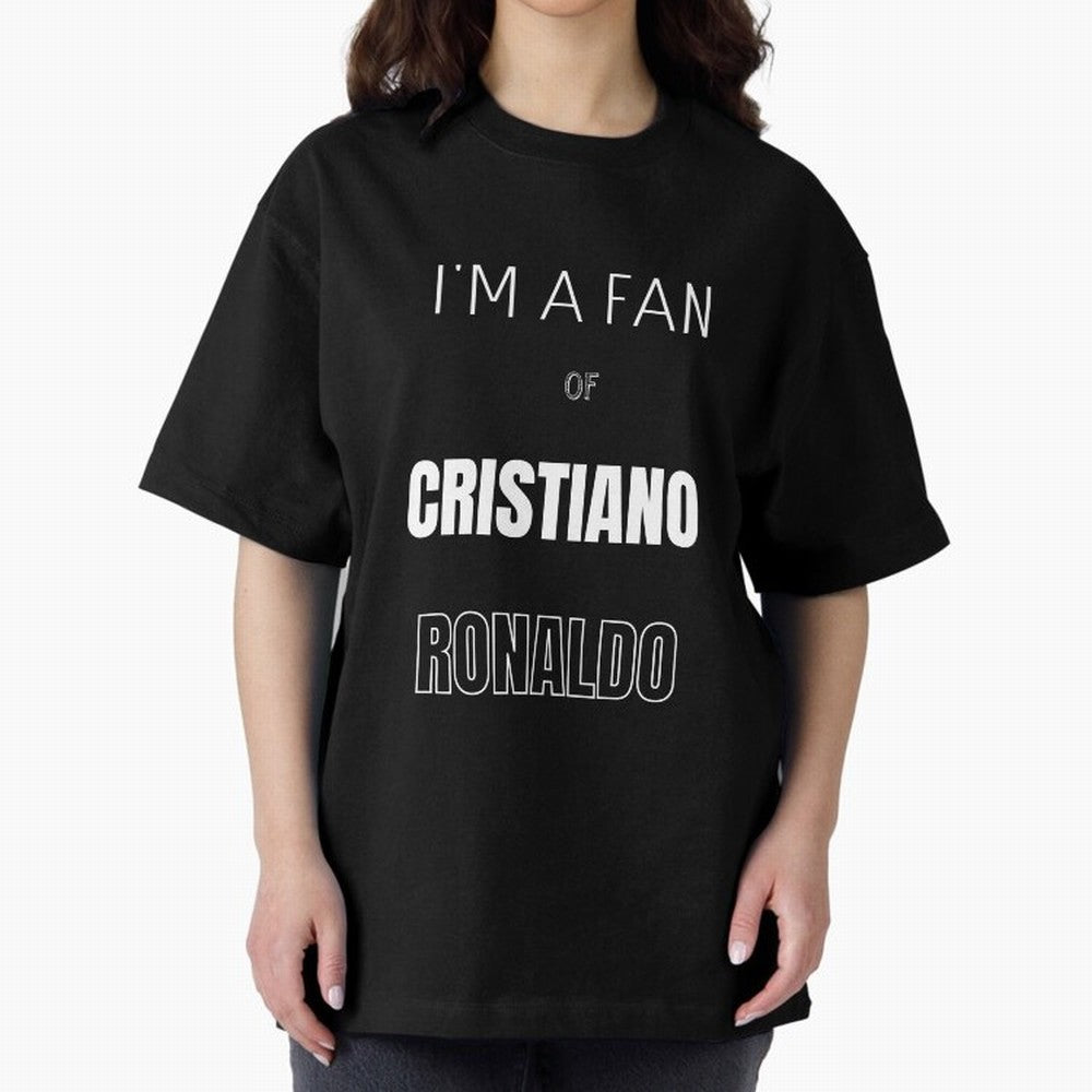 Cristiano Ronaldo T-shirt Oversized T-Shirt Bring Global Tournament Vibes to Global Football Passion for FIFA World Cup 2026 Group Stage, Centered on Haaland and Mbappe, Argentina and Brazil, Sports Nostalgia, International Competition, Famous