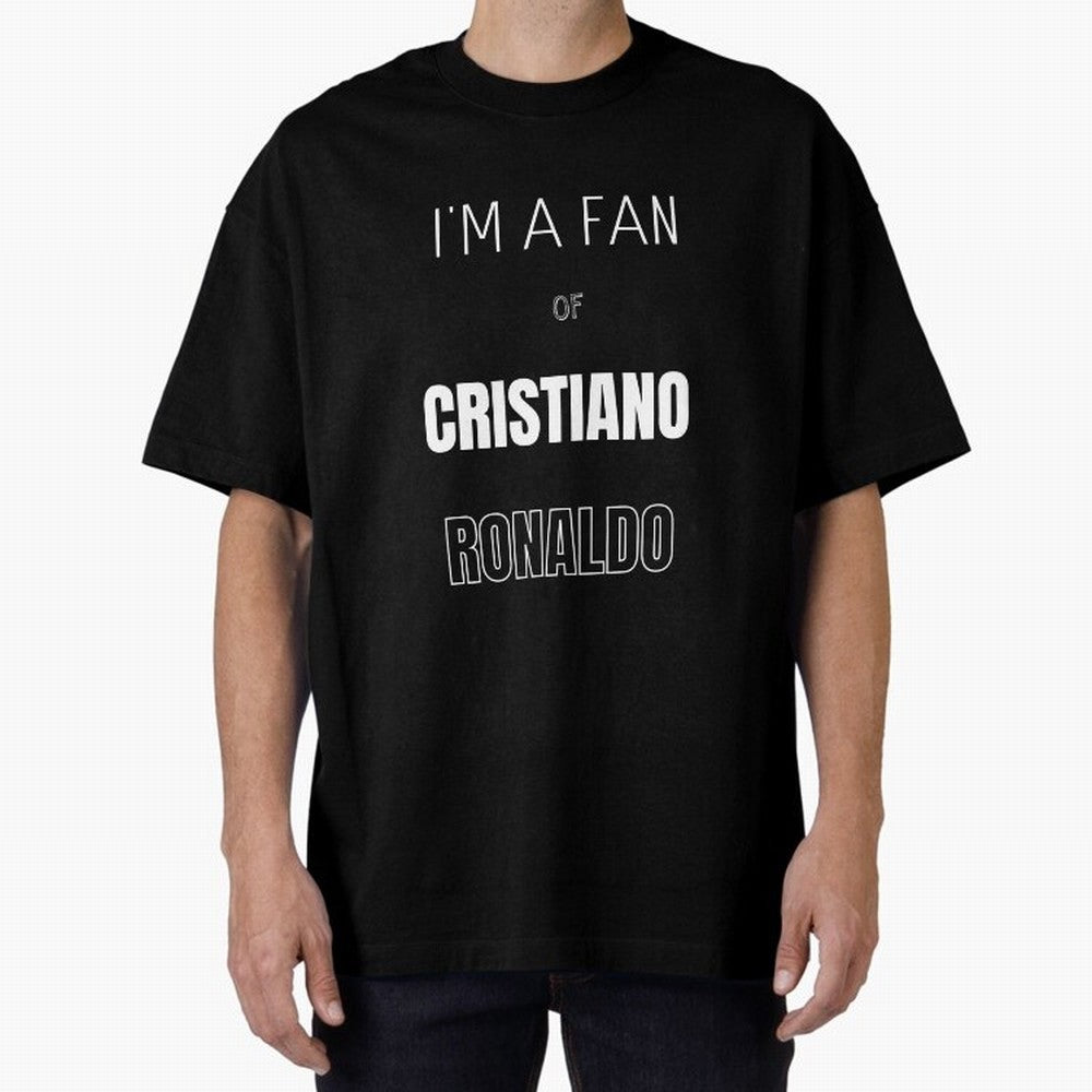 Cristiano Ronaldo T-shirt Oversized T-Shirt Bring Global Tournament Vibes to Global Football Passion for FIFA World Cup 2026 Group Stage, Centered on Haaland and Mbappe, Argentina and Brazil, Sports Nostalgia, International Competition, Famous