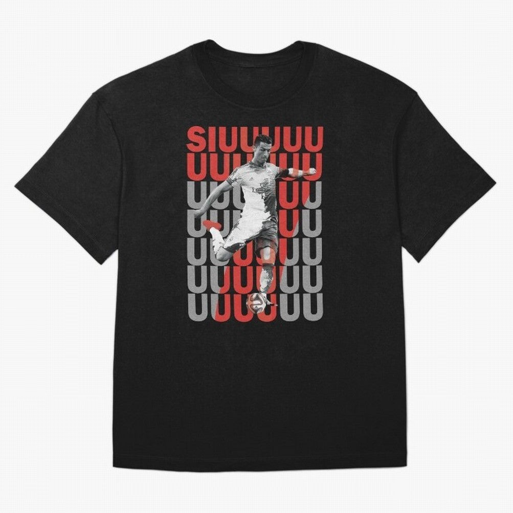 Siuuuuuu Cristiano Ronaldo Oversized T-Shirt Support Your Favorite Stars during Match Day Hype around FIFA World Cup 2026, Messi, England, France and Netherlands, Vintage Soccer Flavor, Modern Football Stars, National Flags and Final Night Emotion;