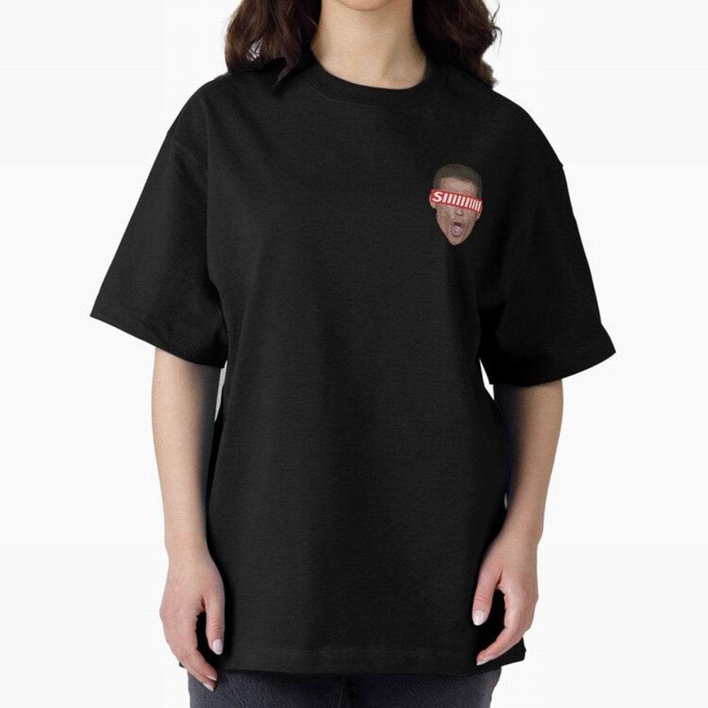 SIIII - Cristiano Ronaldo - Floating Head Oversized T-Shirt Join Supporters Worldwide for FIFA World Cup 2026 Centered on Messi, Argentina and Brazil Energy, Retro Football Energy, Iconic Rivalries, Trophy Chase Drama and Stadium Atmosphere; Ideal