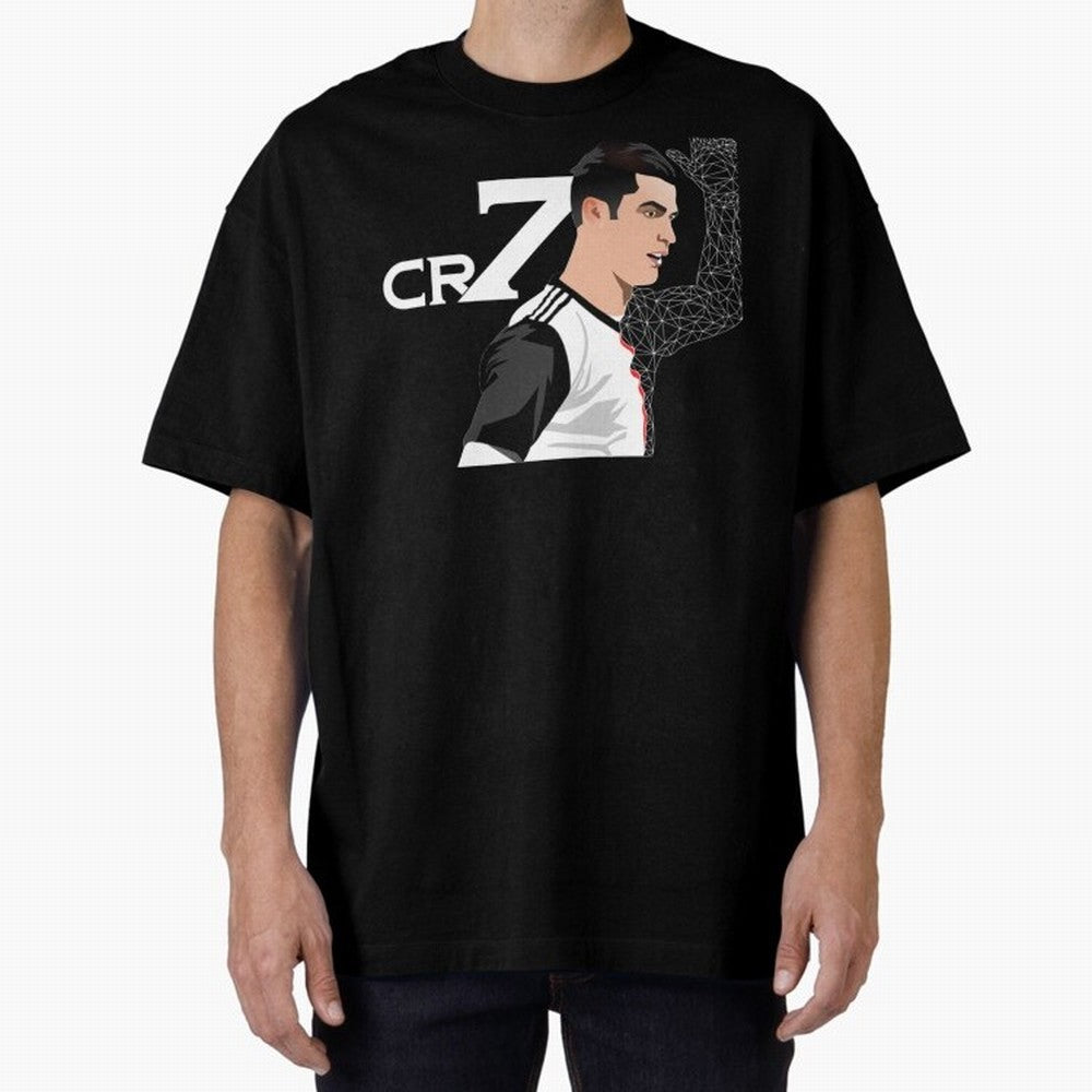 Cristiano Ronaldo 7 Cristiano Ronaldo Cristiano Oversized T-Shirt Celebrate Soccer Greatness during the FIFA World Cup 2026 Journey through Neymar, Haaland and Cristiano Ronaldo Highlights, England and Germany Pride, Sports Nostalgia, International