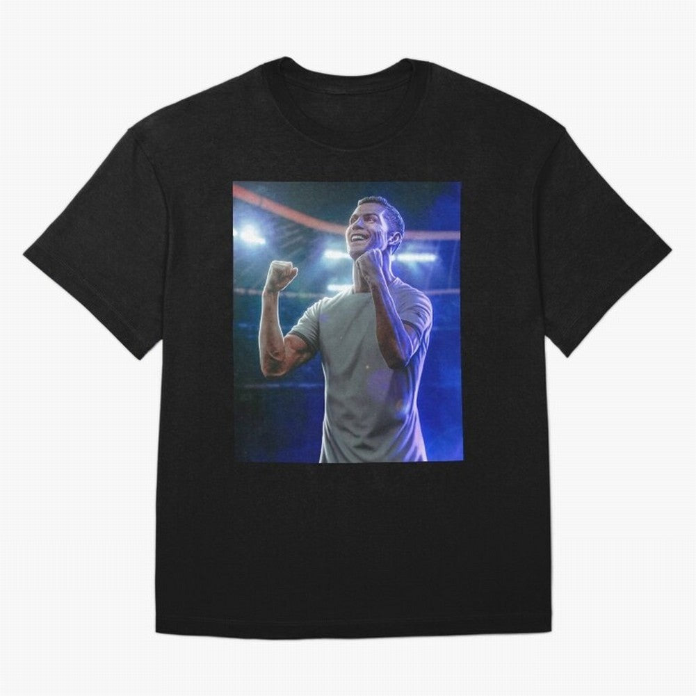 Cristiano Ronaldo Oversized T-Shirt Step into Match Day Hype around FIFA World Cup 2026 USA Canada Mexico, Mbappe and Neymar, Argentina, France and Brazil, Football Festival Excitement, Trophy Ambitions, Country Rivalries and Star Player Buzz;