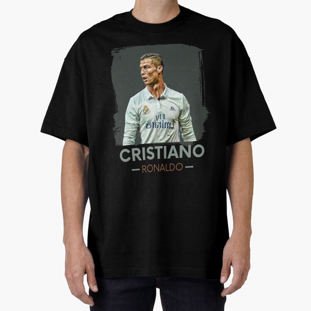 Cristiano Ronaldo Best Seller Oversized T-Shirt Celebrate Supporters United by FIFA World Cup 2026 Spirit, Made for Germany, Messi, Vintage Soccer Flavor, Modern Football Stars, National Flags and Final Night Emotion; Built for Supporters Chasing
