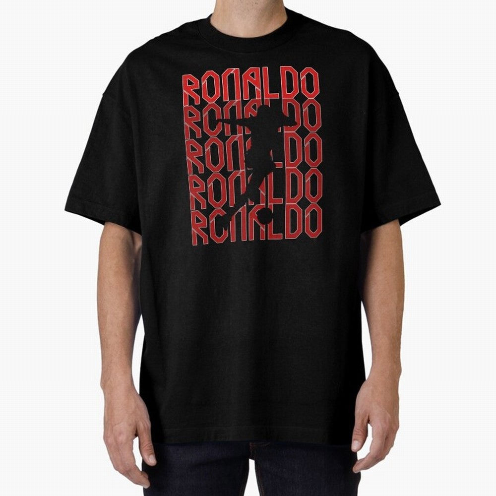 Cristiano Ronaldo Oversized T-Shirt Treasure the FIFA World Cup 2026 Journey through Messi, CR7 and Mbappe Highlights, Brazil Pride, Sports Nostalgia, International Competition, Famous Players and Unforgettable Victories; Created for Match Day