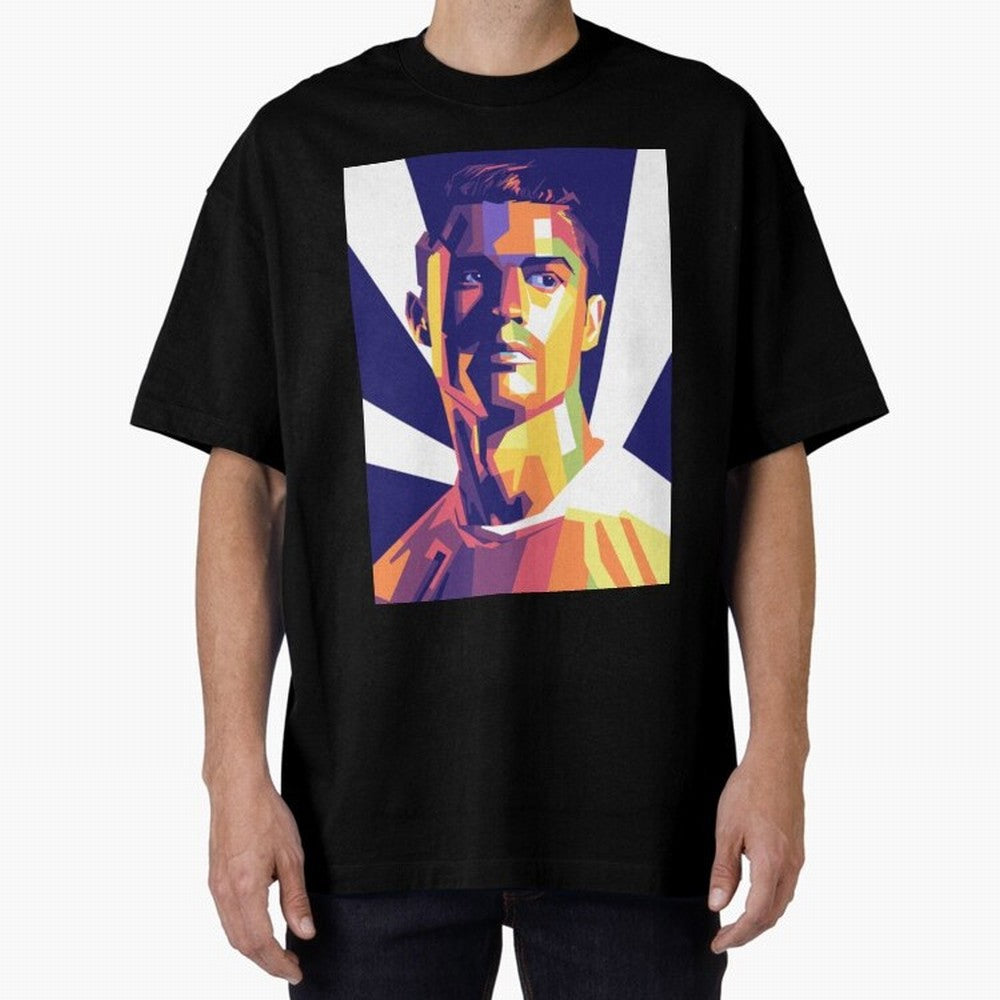 Cristiano Ronaldo cristiano ronaldo Oversized T-Shirt Make Every Kick Count in the FIFA World Cup 2026 USA Canada Mexico Journey through Haaland Highlights, Germany Pride, Championship Spirit, Famous Goals, Roaring Crowds and International Football