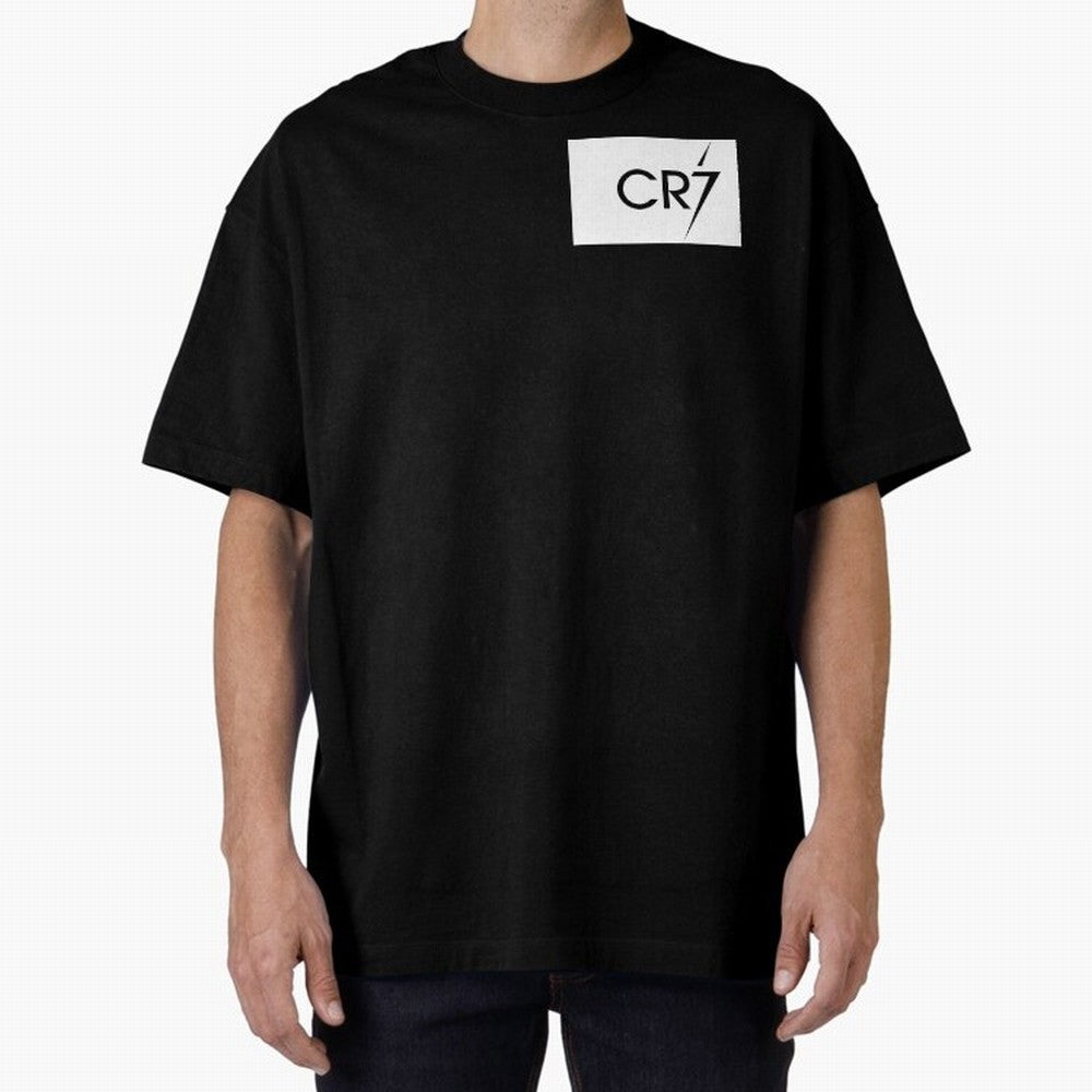 CR7 White Oversized T-Shirt Represent Fans Who Live for Global Football Passion for FIFA World Cup 2026 Group Stage, Made for Messi, Neymar and Mbappe, France and Portugal, Football Festival Excitement, Trophy Ambitions, Country Rivalries and Star
