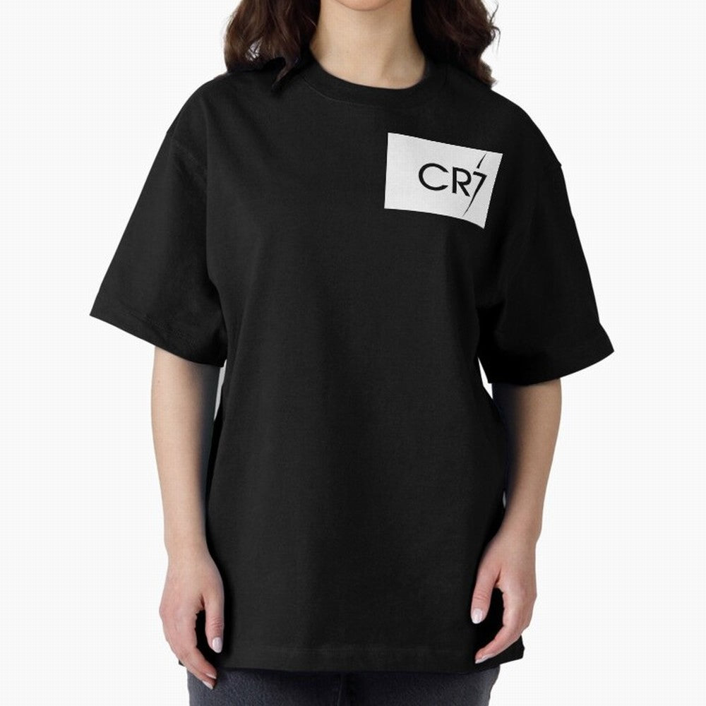 CR7 White Oversized T-Shirt Represent Fans Who Live for Global Football Passion for FIFA World Cup 2026 Group Stage, Made for Messi, Neymar and Mbappe, France and Portugal, Football Festival Excitement, Trophy Ambitions, Country Rivalries and Star