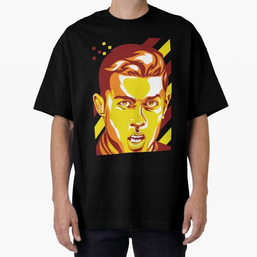 Cristiano Ronaldo Cristiano Ronaldo Oversized T-Shirt Feel International Energy from FIFA World Cup 2026 Group Stage Spirit, Filled with England, France and Netherlands, Haaland, Soccer Culture, Superstar Moments, National Team Dreams and